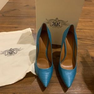 Rachel Roy Turquoise Heels Size 10